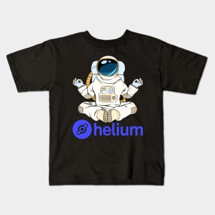 Helium  Crypto Cryptocurrency HNT  coin token Kids T-Shirt